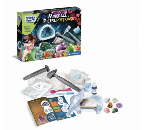 as kids 1026-50904 set stiinta si joaca «minerale si pietre pretioase»