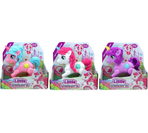 Детский магазин в Кишиневе в Молдове little unicorn 16970 Единорог junior со звуками и светом (в асс.)