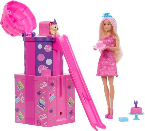 Детский&nbsp;магазин в Кишиневе в Молдове barbie jkf66 Игровой набор с куклой "Сюрприз на День рождения питомца"