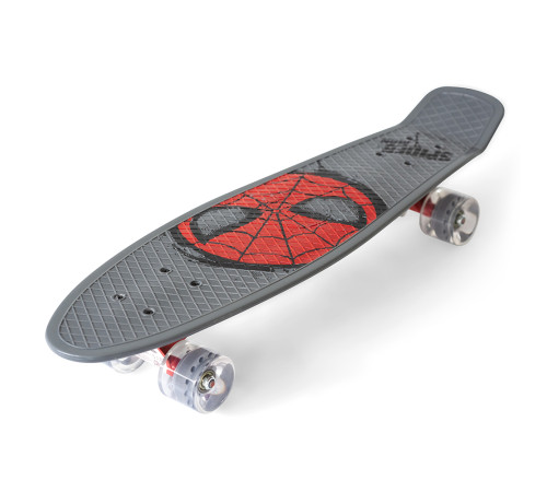 seven 59968 skateboard "spidermen" gri