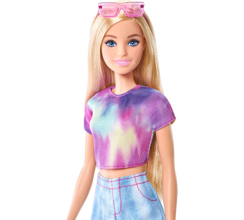 barbie jfv63 păpușa "malibu" seria "beach mystery"