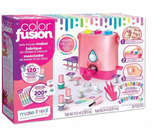 Jucării pentru Copii - Magazin Online de Jucării ieftine in Chisinau Baby-Boom in Moldova make it real 2561m set de creativitate "colour fusion nail polish maker"