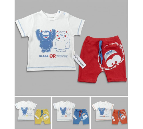 Haine pentru copii in Moldova twetoon 116162 costum 2 unitati (9-12-18-24 luni.) in sort.