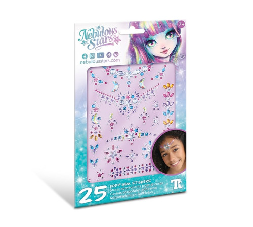nebulous stars 11451 set autocolante cu strasuri pentru corp (in sort.)