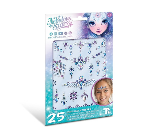 nebulous stars 11451 set autocolante cu strasuri pentru corp (in sort.)