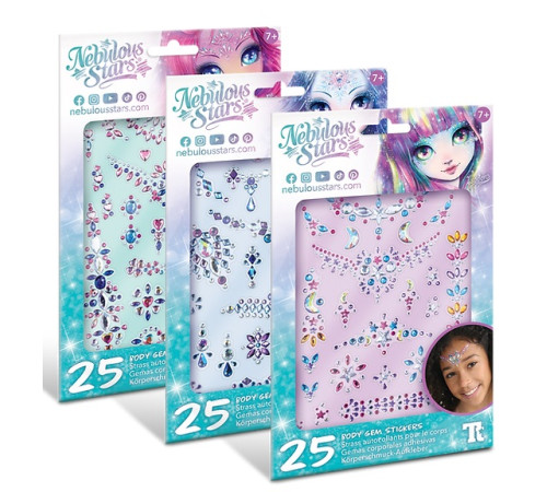 Nebulous Stars 11451 Набор наклеек со стразами для тела (в асс.) Детский магазин в Кишиневе в Молдове nebulous stars 11451 Набор наклеек со стразами для тела (в асс.)