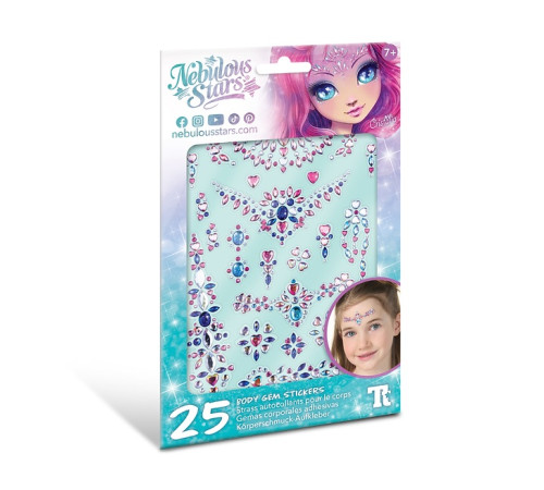 nebulous stars 11451 set autocolante cu strasuri pentru corp (in sort.)