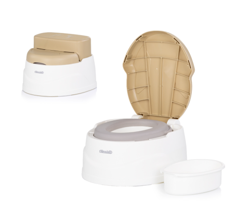 chipolino gpzss0252la oliță cu funcție de treaptă pentru picioare 2 &icirc;n 1 "step 2" (bej)
