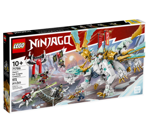 lego ninjago 71786 constructor "creatura dragonului de gheață zane" (973 el.)