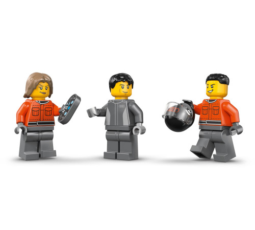 lego city 60493 constructor "camion f1 cu mașină de curse audi f1" (508 el.)