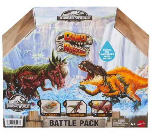 jurassic world jdc59 Игровой набор "Боевая арена с динозаврами" серия "Невероятное превращение"