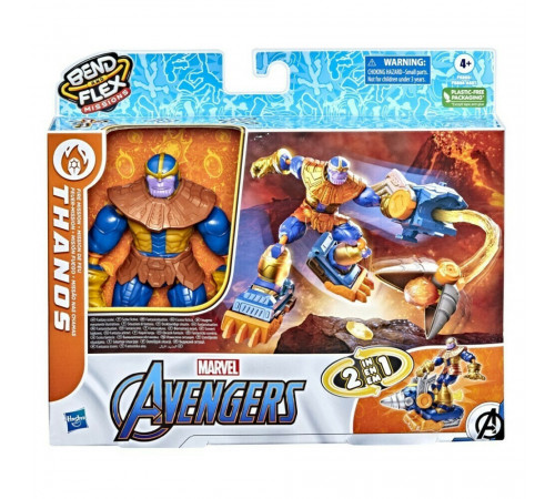 avengers f5866 figurină ben și flex "mission" &icirc;n sort.