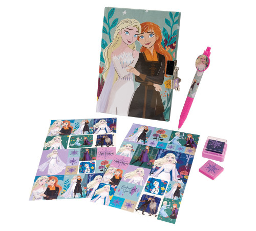 as kids 1027-64235 Дневник с замком и ручкой "frozen" (в асс.)