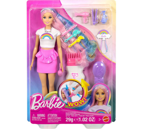 barbie jjp07 papușă barbie "strălucire curcubeu"