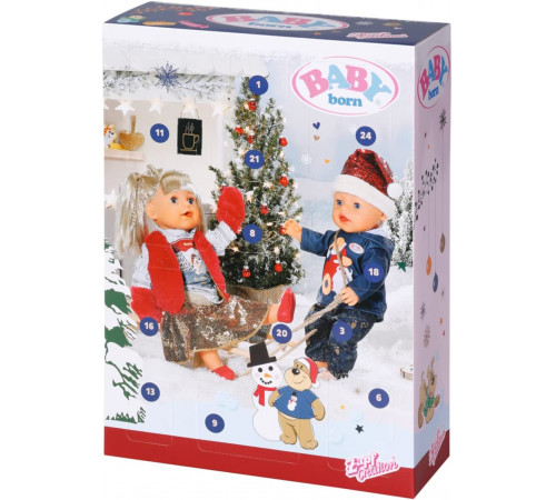  zapf creation 832844 Адвент календарь baby born (24 сюрприза)