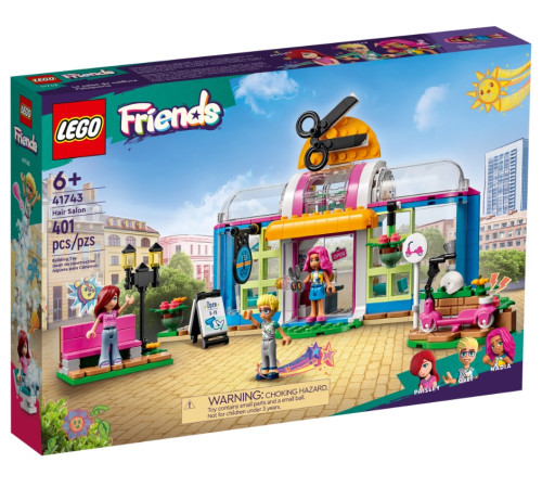  lego friends 41743 Конструктор "Парикмахерская (401 дет.)