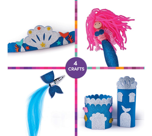 as kids craft 1038-31003 set de creatie "sirenă"
