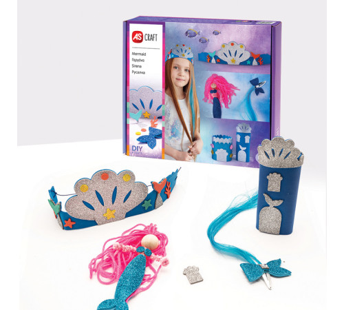 as kids craft 1038-31003 set de creatie "sirenă"