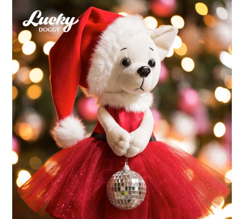 orange toys Собачка lucky lili: Рождество ld018 (25 см.)