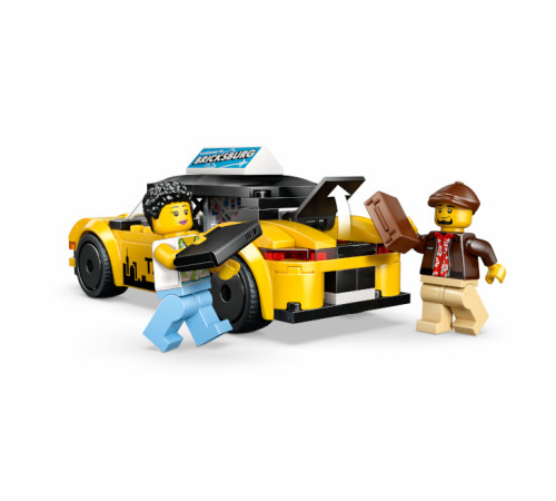 lego city 60487 constructor "taxi galben" (122 el.)