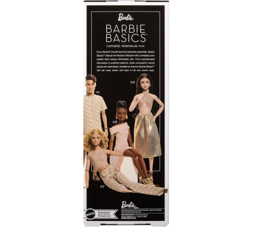 barbie jjx25 păpușă de colecție "barbie basics" model 06