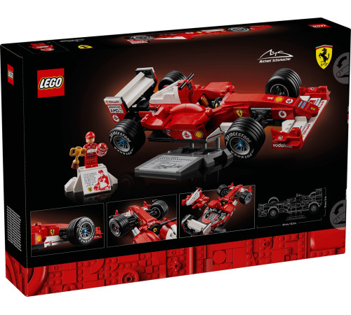 lego icons 11375 constructor "ferrari f2004 și michael schumacher" (735 el.)