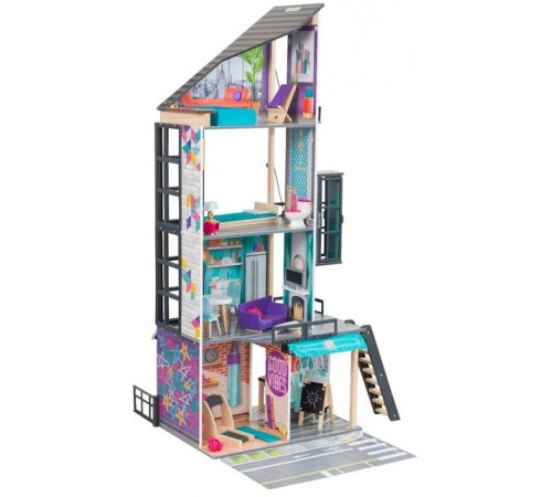 kidkraft 65989 Домик для кукол bianca city life dollhouse