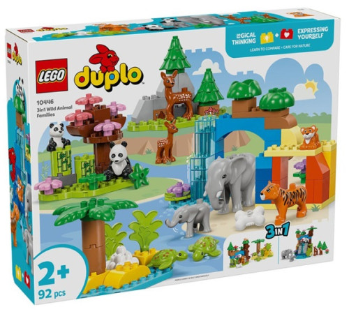 Jucării pentru Copii - Magazin Online de Jucării ieftine in Chisinau Baby-Boom in Moldova lego duplo 10446 constructor "familii de animale sălbatice: 3 în 1" (92 el.)