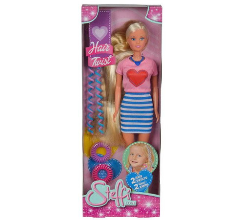  simba 5733046 Кукла Стеффи с аксессуарами для волос (29 см.)