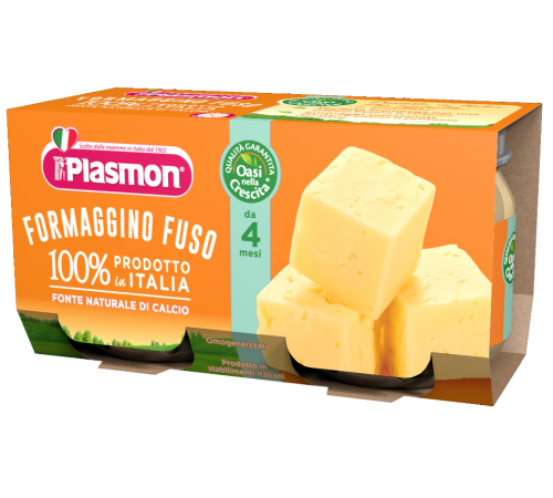 plasmon Творожно-сливочные пюре 2x80 гр. (4 м.+)