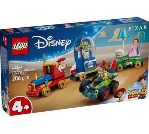 Jucării pentru Copii - Magazin Online de Jucării ieftine in Chisinau Baby-Boom in Moldova lego disney 43264 constructor "tren aniversar și mașina din toy story" (206 el.)