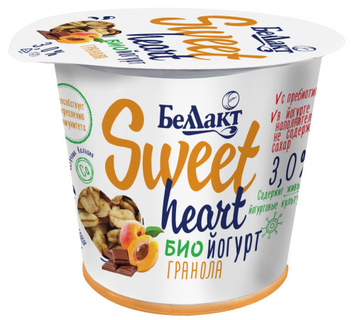 Беллакт Iaurt bio "Granola" Sweet heart 3% (150 gr.) Беллакт iaurt bio "granola" sweet heart 3% (150 gr.)