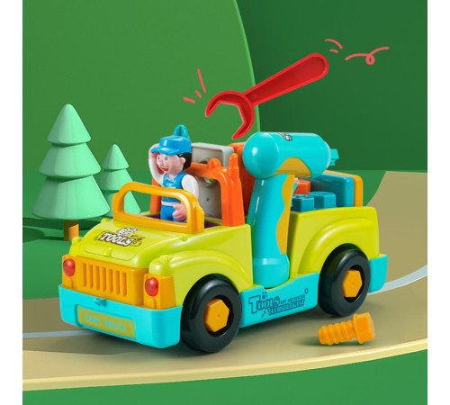 hola toys 6109 mașinuță "camion cu unelte" 