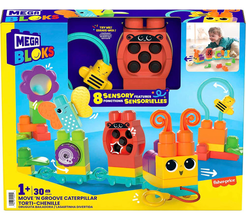 mega bloks hkn44 constructor "trenul omida" (30 copii)