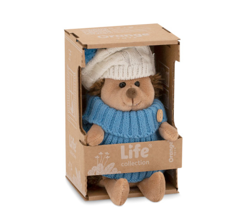 orange toys os605/15b jucărie de pluș colecționabilă "ariciul prickle &icirc;n alb-albastru" (15 cm)