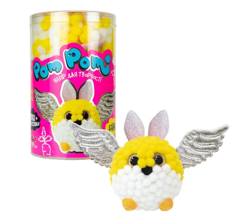 strateg leo 32018 set de creativitate "pom pom bunny" 
