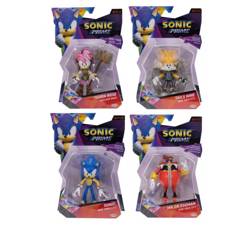 sonic the hedgehog 419114  figurina articulata "sonic" w1 (13 cm) in sort.