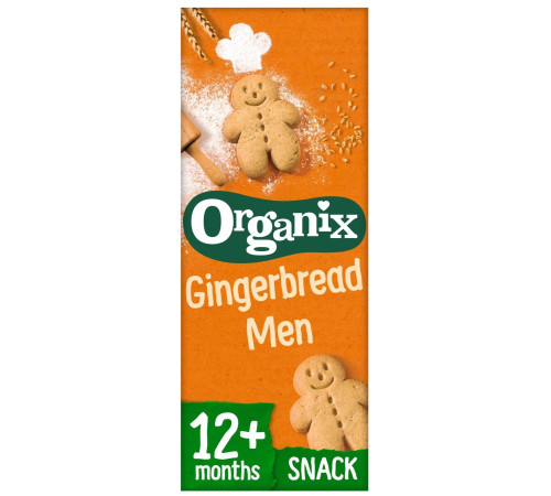 organix Печенье bio с имбирём (12 м+) 135 гр.