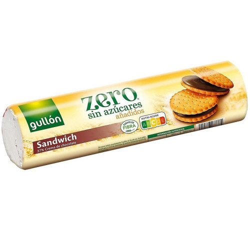  gulon biscuiti cu umplutura de ciocolata fara zahar (250 gr.)