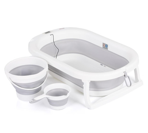  chipolino cadă pliabilă cu accesorii "bubble spa" vkbsp0251gy gri