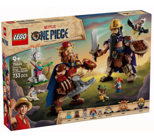  lego one piece 75644 constructor "dorry vs brogy &ndash; giganții din micuța grădină" (733 el.)