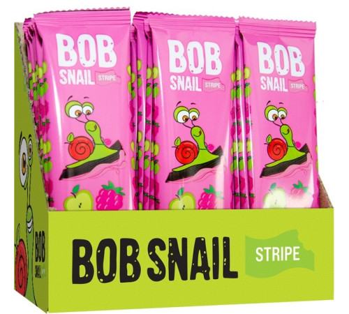 bob snail bomboane naturale "mere-zmeura" (14 gr.)