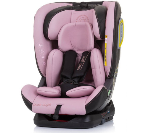 Scaune auto si accesorii in Moldova chipolino scaun auto next gen isofix i-size 360 °c (40-150 см.) stkng02305rw  gr. 0+/1/2/3 ( 0-36 kg.) rose water