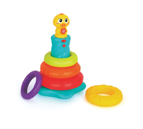 hola toys 2101 Музыкальная пирамидка "Уточка"