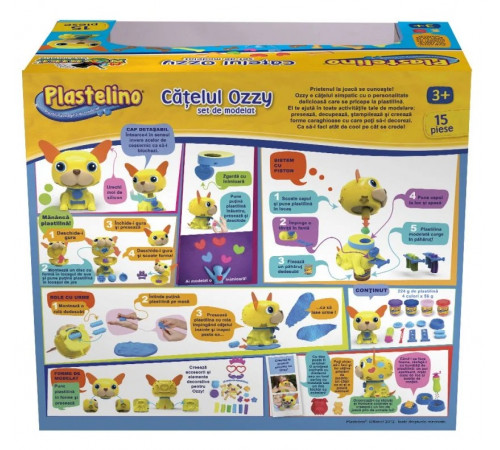 plastelino int2698 set de plastilină "catelul ozzy"