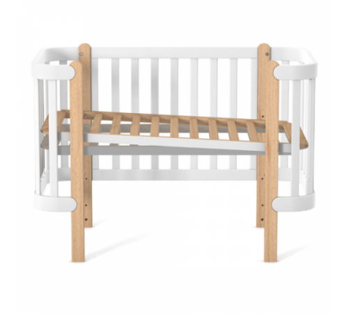 veres 05.1.1.21.06 opțiune cu saltea "patut-leagan ЛД5 monaco" (80x60 cm.) alb