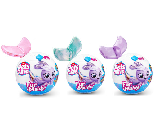 zuru pets alive 9555 Игровой набор с интерактивной игрушкой "furmaids" (в асс.)