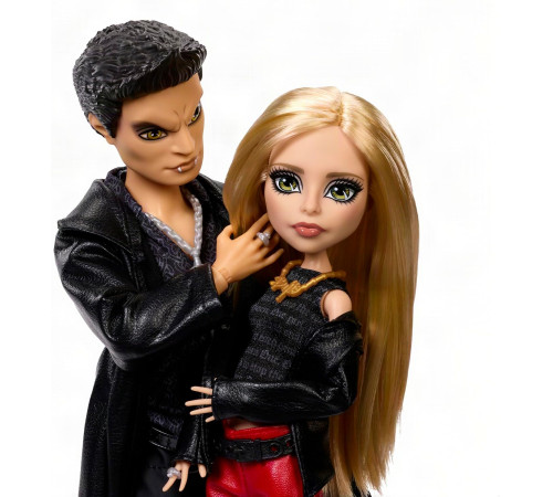 monster high jll00 set de păpuși de colecție "skullector: buffy și angel"
