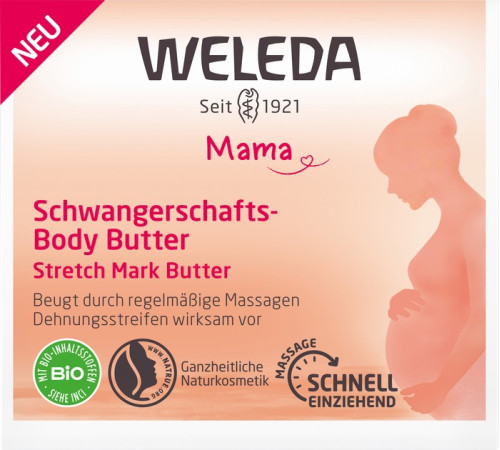 weleda ulei cremă de corp împotriva vergeturilor "mama" (150 ml.)
