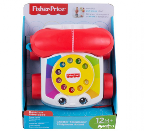  fisher-price fgw66 Игрушка-каталка "Веселый телефон" 